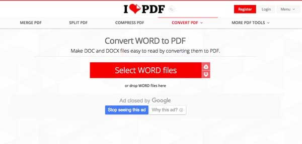 Convert pdf to html